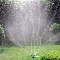 Garden Sprinkler , with Ground Spike – Green (Automatic 360 Degree)