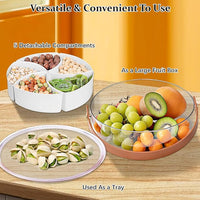 Carry & Serve Dry Fruit & Snacks Organizer - Multiple Compartments