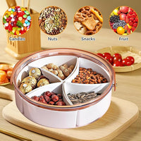 Carry & Serve Dry Fruit & Snacks Organizer - Multiple Compartments