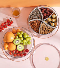 Carry & Serve Dry Fruit & Snacks Organizer - Multiple Compartments