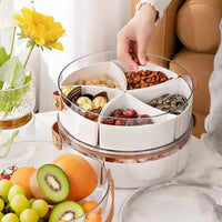 Carry & Serve Dry Fruit & Snacks Organizer - Multiple Compartments
