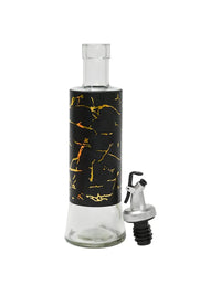 Glass Marble Oil/Vinegar Dispenser Bottle