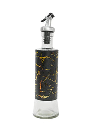 Glass Marble Oil/Vinegar Dispenser Bottle