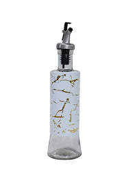 Glass Marble Oil/Vinegar Dispenser Bottle