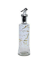 Glass Marble Oil/Vinegar Dispenser Bottle