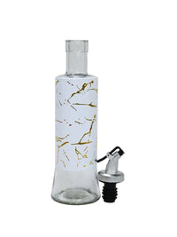Glass Marble Oil/Vinegar Dispenser Bottle
