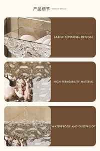 Rippled Texture Wall-Mounted Flip Organizer