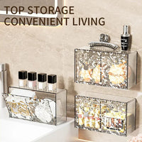 Rippled Texture Wall-Mounted Flip Organizer