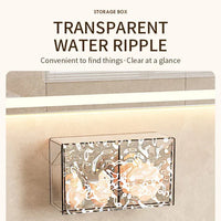 Rippled Texture Wall-Mounted Flip Organizer